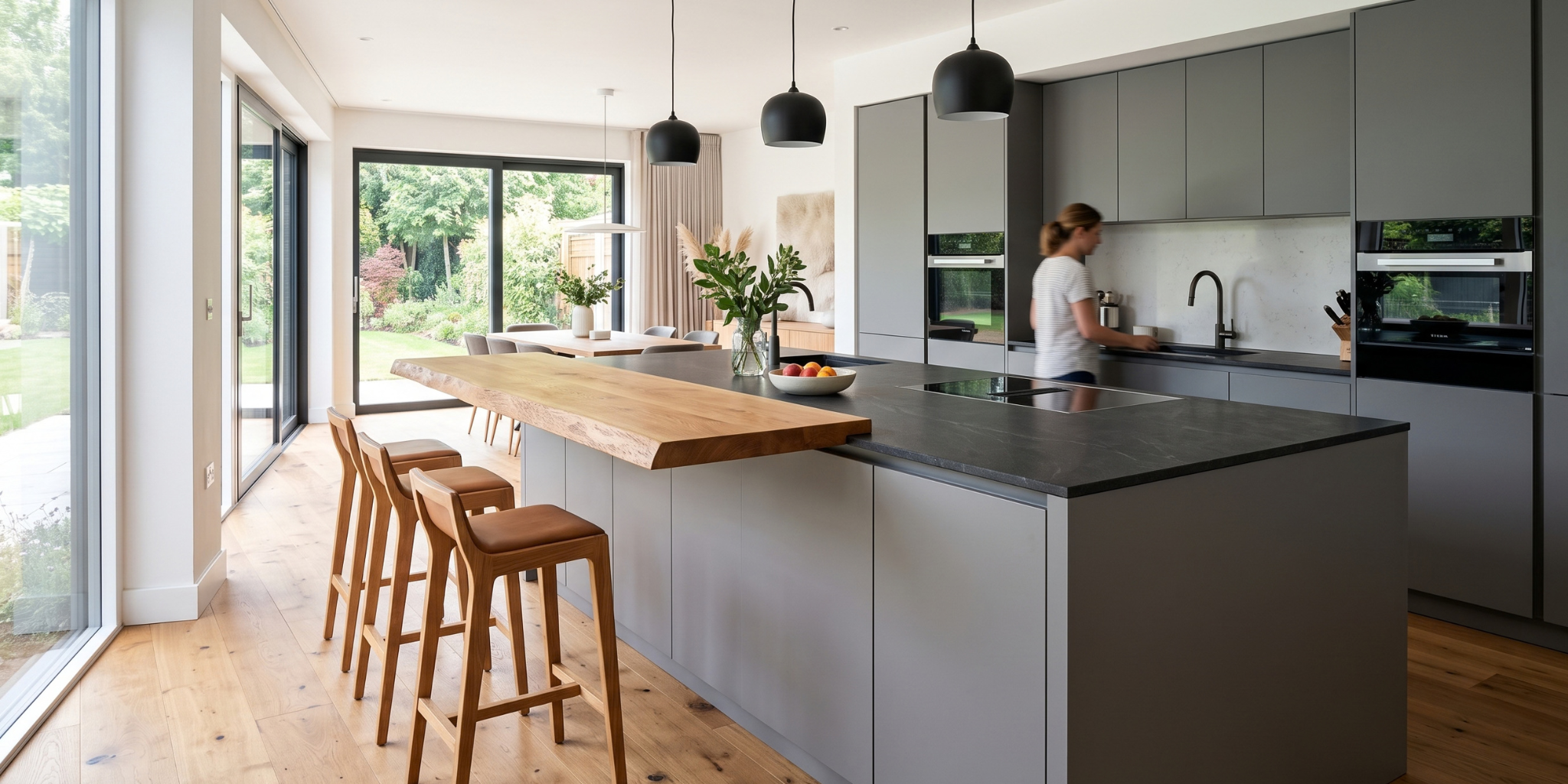 Cucine con Isola Su Misura: Come Unire il Design Moderno al Calore del Legno Artigianale
